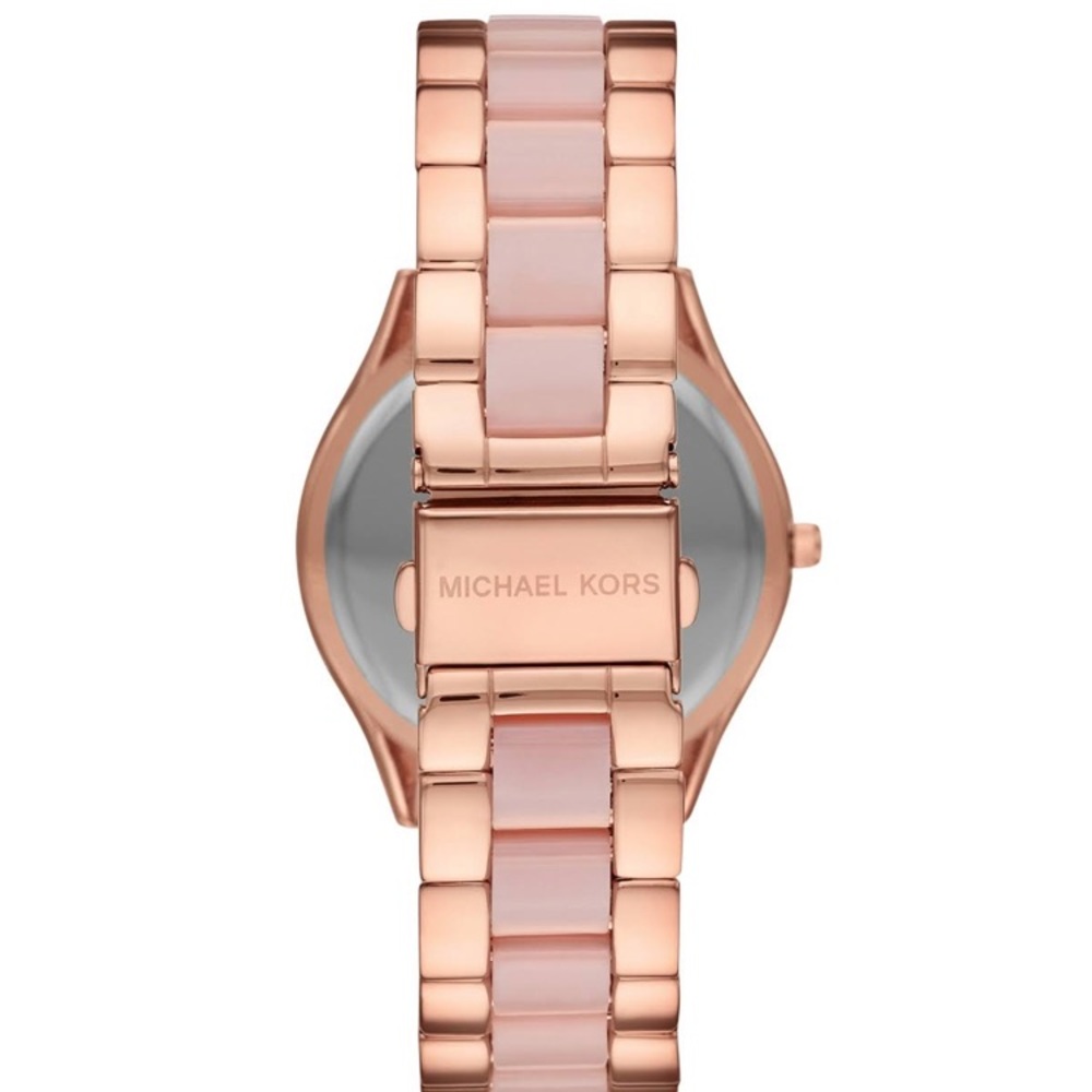 Michael Kors Women's Slim Runway two tone Watch - Picture 7 of 8